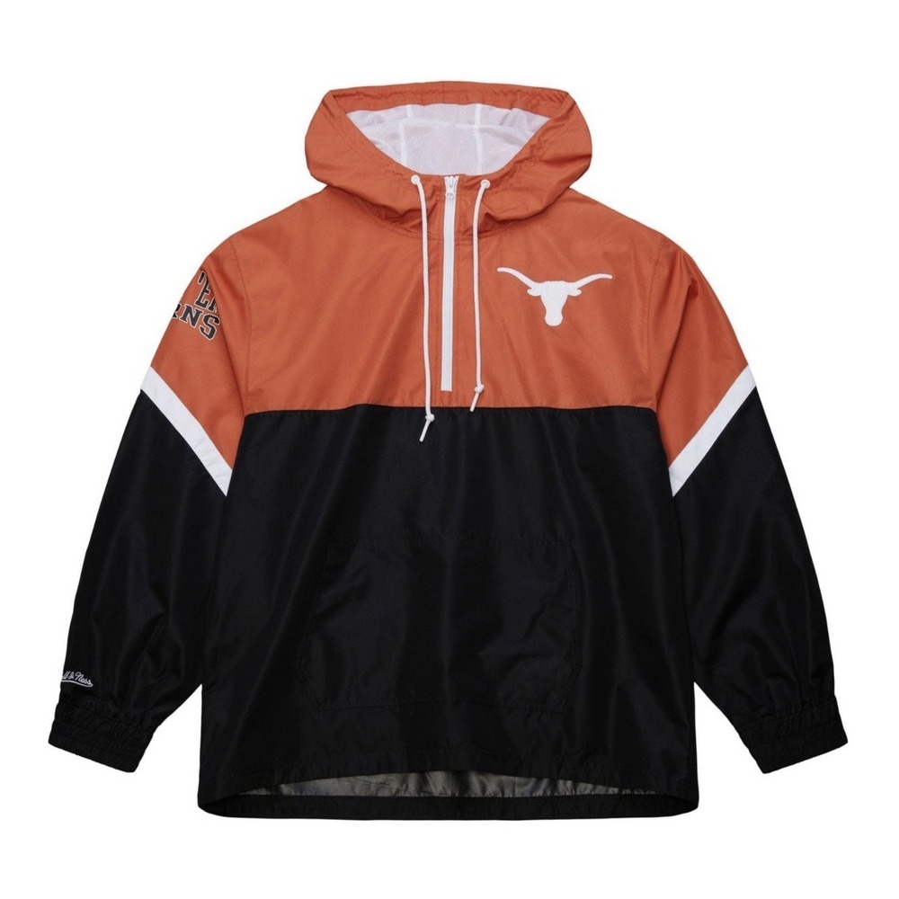 Men's Mitchell & Ness Texas Longhorns Team Lightweight Windbreaker Jacket Size L